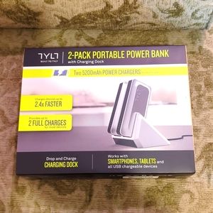 Tylt 2-pack portable power bank